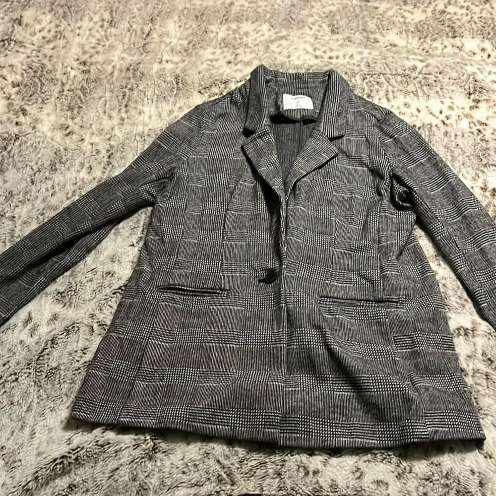 Old Navy Black and White Blazer Size xs
